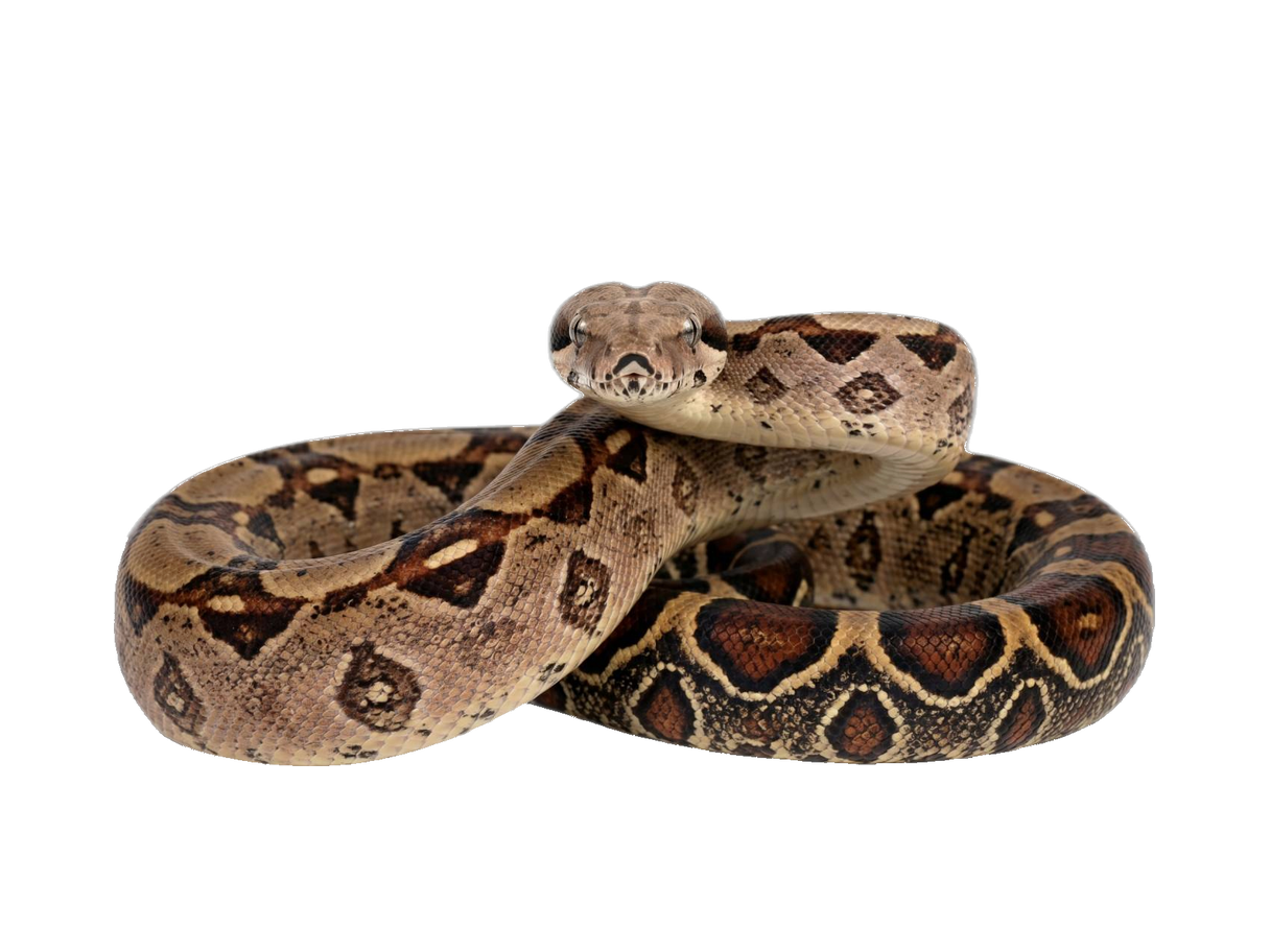 Boa Constrictor (Boa constrictor) transparent cutout